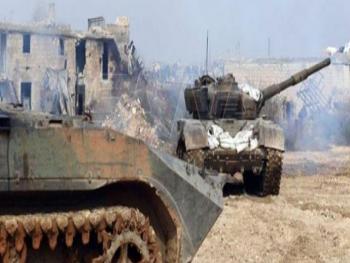الجيش يكثف عملياته على تحصينات الإرهابيين غرب وجنوب غرب حلب