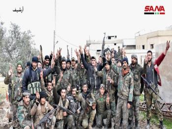 تطهير قرى جوباس ومرديخ ومعردبسة من الإرهاب على يد الجيش العربي السوري
