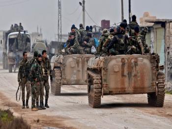 بلدة افس شمال سراقب بقبضة الجيش العربي السوري وانهيارات في صفوف الإرهابيين