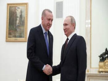 لقاء بوتين وأردوغان.. بوتين يجب تجاوز التوتر في ادلب