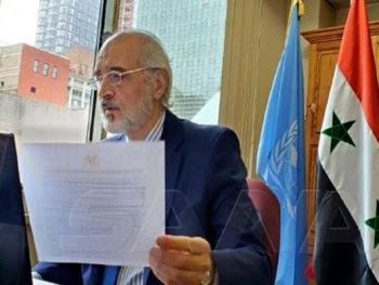 مندوب سورية في الامم المتحدة يجدد مطالباته برفع الاجراءات القسرية عن سورية وغيرها من الدول 