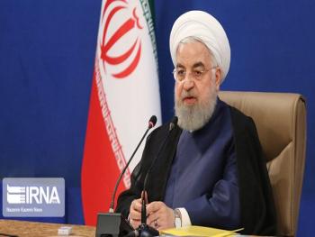الرئيس روحاني: الولايات المتحدة ودول أخرى دعمت التنظيمات الإرهابية في سورية لتأجيج الازمة