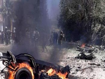 استشهاد خمسة مدنيين في انفجار سيارة بمنطقة رأس العين بريف الحسكة