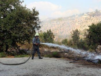 إخماد كل الحرائق في محافظات اللاذقية وطرطوس وحمص