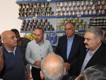 البرازي يفتتح 7 صالات جديدة للسورية للتجارة في حماة 