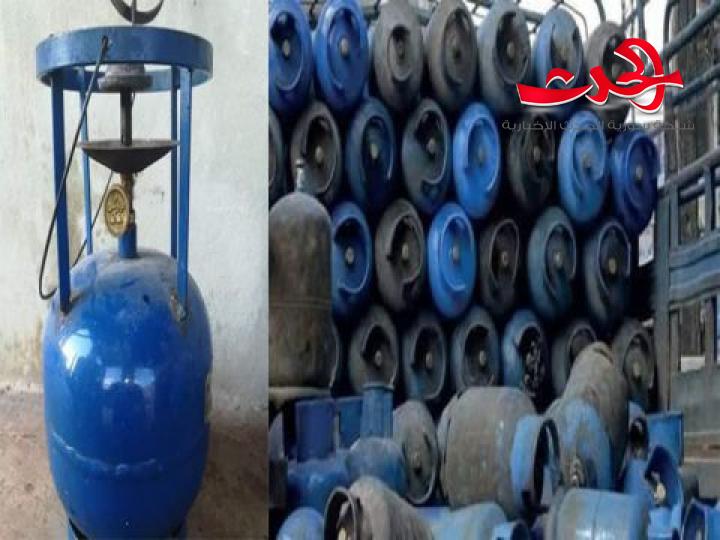في سورية تعبئة الغاز الصغير "السفير" ٨ آلاف ليرة