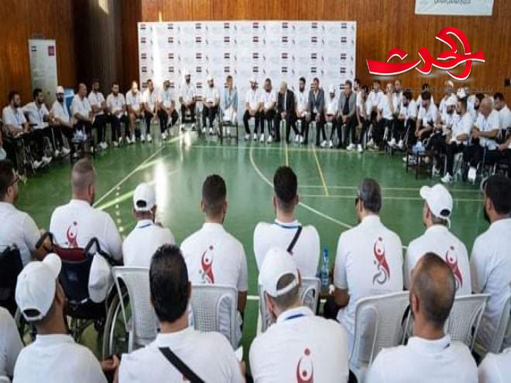 بحضور السيدة أسماء الأسد.. افتتاح الدورة الأولى لألعاب جريح الوطن في اللاذقية