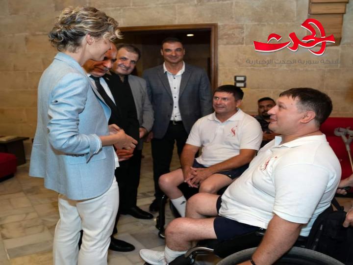 بحضور السيدة أسماء الأسد.. افتتاح الدورة الأولى لألعاب جريح الوطن في اللاذقية