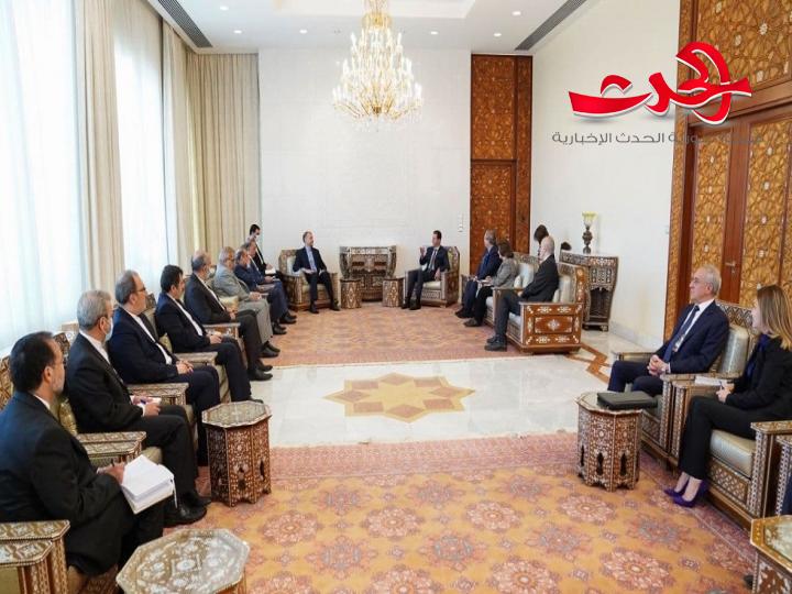 الرئيس الأسد يستقبل وزير الخارجية الإيراني ..الوجود غير الشرعي على الأراضي السورية