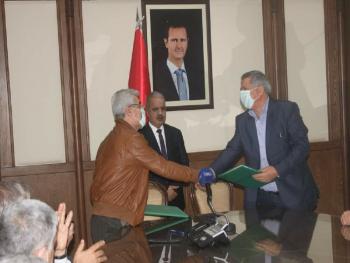 وزير الكهرباء : إعادة تأهيل المجموعتين الأولى والخامسة في محطة توليد حلب الحرارية