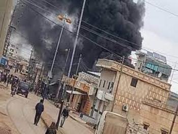 في درعا : نشوب حريق في مخبز المسيفرة بسبب ماس كهربائي