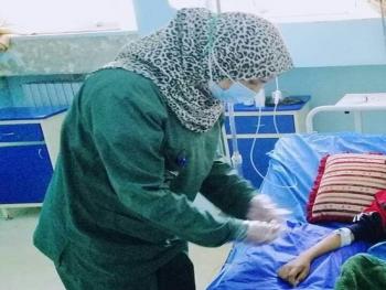 شفـاء الحالة الوحيدة  المصابة بالكوليـرا في مشفى أباظة بالقنيطرة 