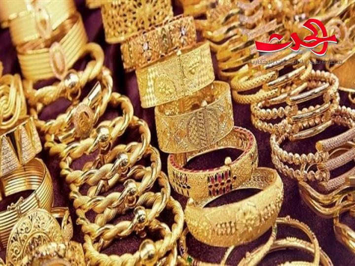 ارتفاع سعر غرام الذهب 7 آلاف ليرة في السوق المحلية