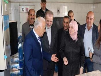 حماة :   وضع محطة ضخ مياه كاسون الجبل بالخدمة بخط معفىً من التقنين