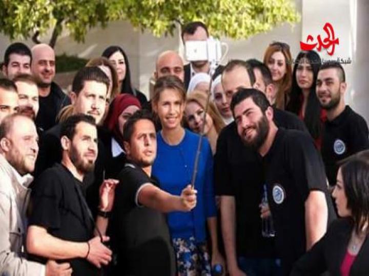 بالصور سيدة الياسمين تستقبل مدراء الصفحات الافتراضية