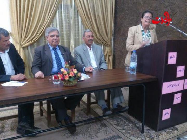 أصبوحة شعرية لعدد من الشعراء في رابطة المحاربين القدماء في حمص