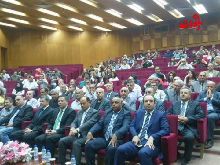 افتتاح المركز السوري البيلاروسي للتعاون العلمي و التقني في جامعة البعث