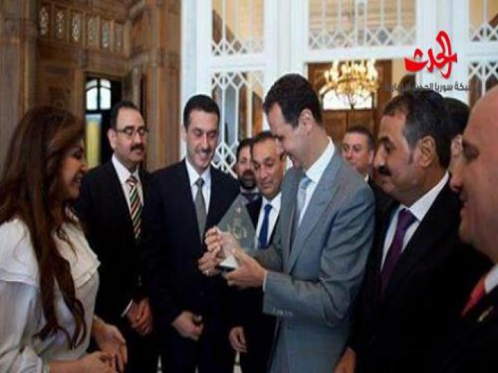 الرئيس الأسد يستقبل وفداً اغترابياً يمثل الجاليات السورية في دول العالم 