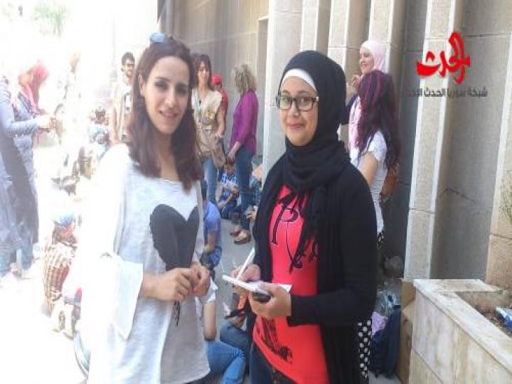زراعة الأشجار في حديقة المركز الثقافي في حمص بمناسبة اليوم العالمي لمكافحة التصحر 