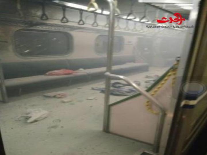 بالصور...انفجار يهز مترو تايوان 