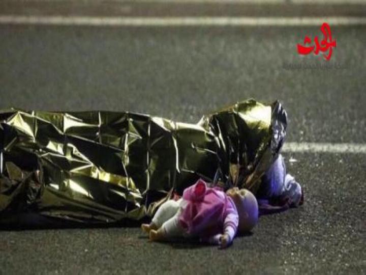 صورة الطفلة ودميتها بهجوم نيس تهز مشاعر العالم