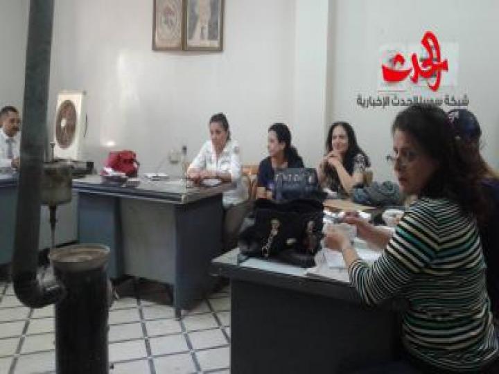 صحفيو حمص في لقاء مفتوح مع مدير عام المدينة الصناعية بحمص