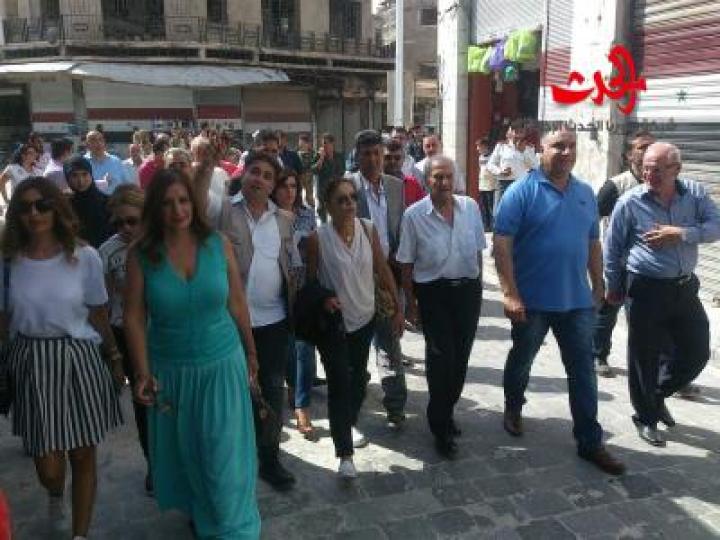         حمص من الإنتصار إلى الإعمار  جولة لإعلاميي لبنان الوطنيين في أحياء حمص 