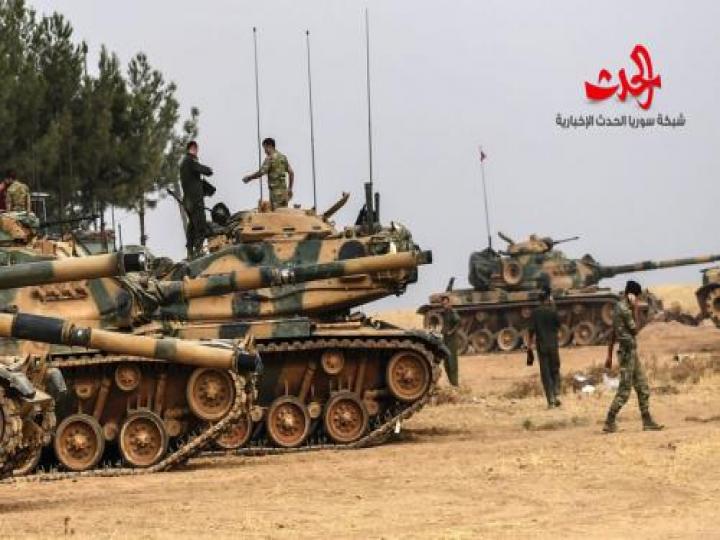تركيا ترسل عشر دبابات إضافية الى الاراضي السورية