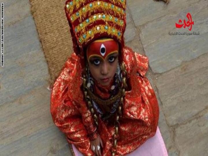   آلهات النيبال..فتيات عذارى بمعايير &quot;فلكية&quot;