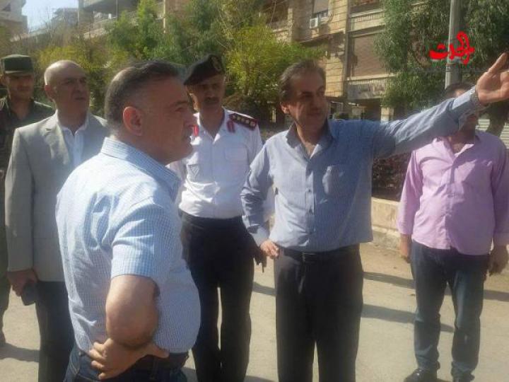 بالصور .. جولة تفقدية لمحافظ حلب .. ألية جديدة لفتح الشوارع المغلقة (بلاطعمه) 