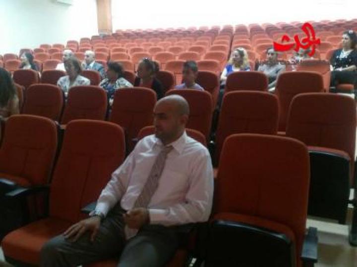 تحليل الابتسامة محاضرة للدكتور ماهر حداد في المركز الثقافي في مرمريتا 