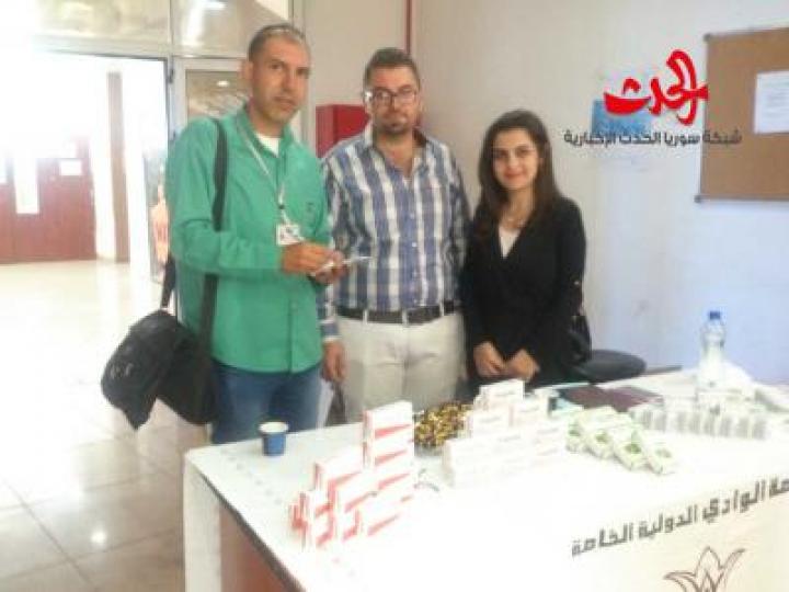 يوم علمي في جامعة الوادي الدولية بحمص بعنوان ( ارتفاع التوتر الشرياني ) 