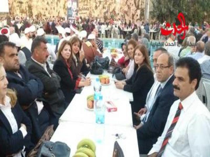 ملتقى وطني بمجمع صحارى في حمص تاكيدا على المحبة واللحمة الوطنية 