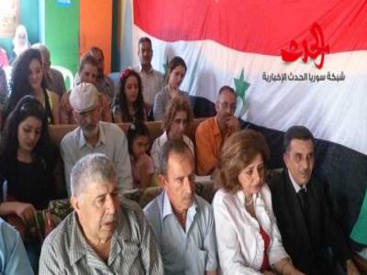 ملتقى ثقافي للشعر والأدب في مدرسة حسين جراد بحمص 