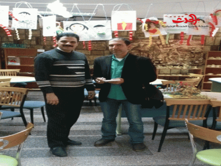 براعم الياسمين ترسم أمجاد تشرين ( ورشة عمل لفرع منظمة طلائع البعث بحمص )