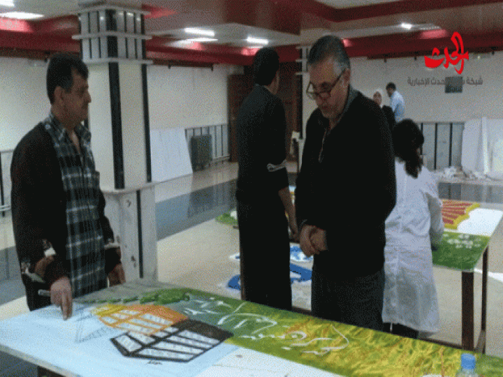 براعم الياسمين ترسم أمجاد تشرين ( ورشة عمل لفرع منظمة طلائع البعث بحمص )