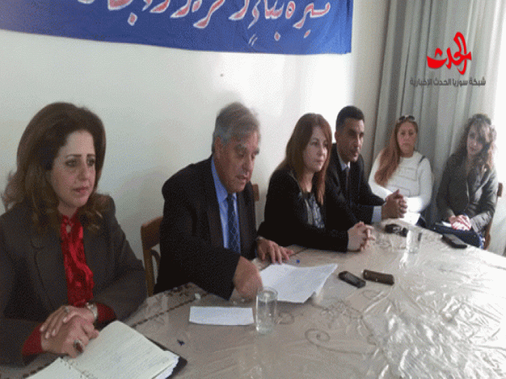 تشرين التصحيح وتشرين المنعطف والتاريخ  ) محاضرة للعميد الركن رجب ديب في شعبة المدينة بحمص