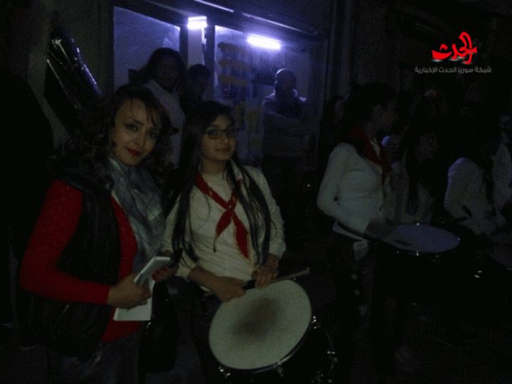          الإحتفال في كنبسة ام النور بحي الأرمن بحمص بعيد الكنيسة ودخول السيدة العزراء إلى الكنيسة 