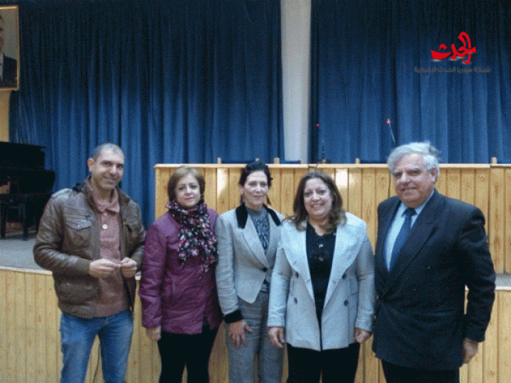 تشرين التحرير وتشرين التصحيح : محاضرة للأستاذة هالة اتاسي في ثقافي حمص