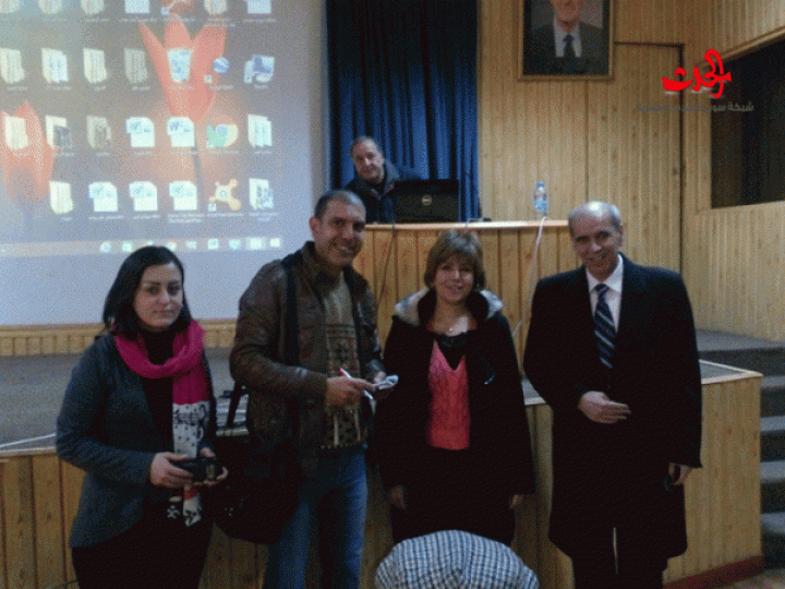 تدمر اليوم ... محاضرة للدكتورة ديالا بركات في ثقافي حمص 