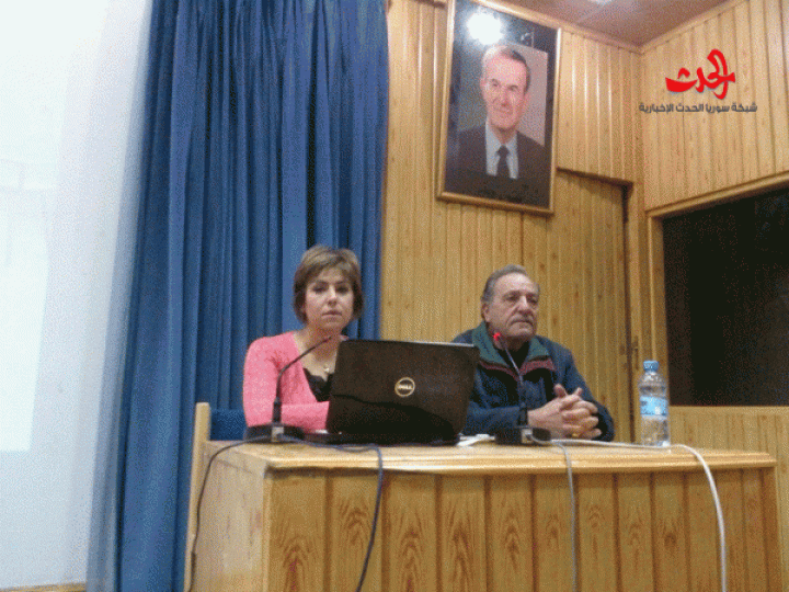 تدمر اليوم ... محاضرة للدكتورة ديالا بركات في ثقافي حمص 