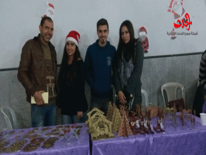 الإحتفالات بمناسبة عيد الميلاد ورأس السنة في كنيسة ام النور بحي الأرمن بحمص 
