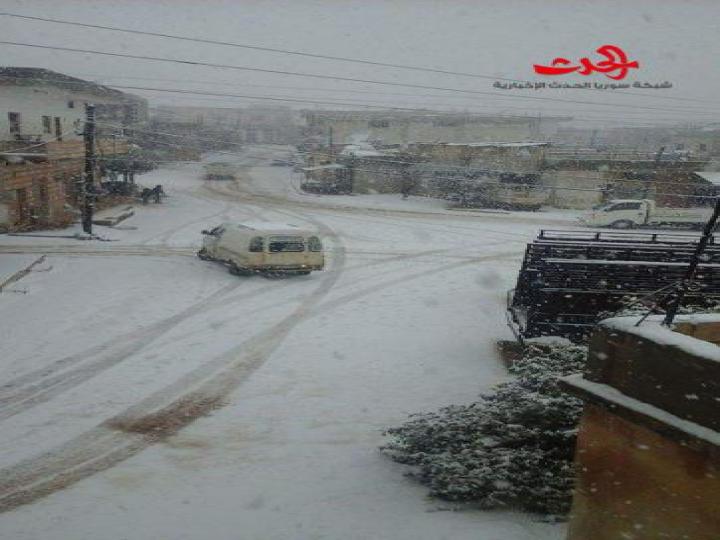 بالصور ...ثلوج مصياف