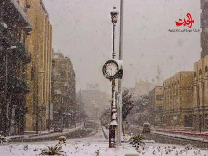 الأبيض ملأ مُعظم المُحافظات السورية في اليومين الماضيين