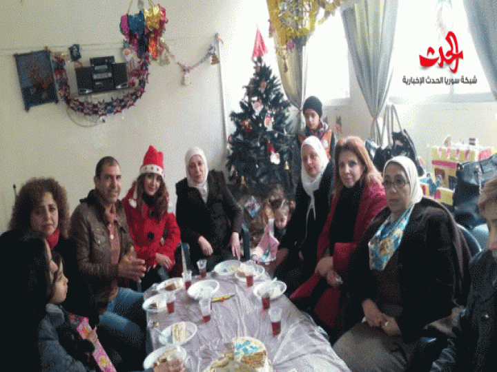      أطفال روضة طلائع البعث بحمص يحتفلون بعيد ميلاد السيد المسيح رسول المحبة والسلام 