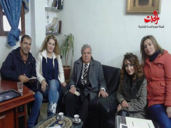 محاضرة العميد الركن رجب ديب في معهد خربة التين نورحول المرأة ونضالها 