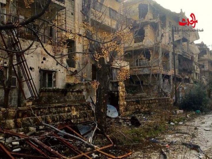 في حلب التعفيش يصل لأملاك الدولة 