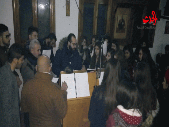              الإحتفالات بميلاد السيد المسيح تعم أحياء حمص 