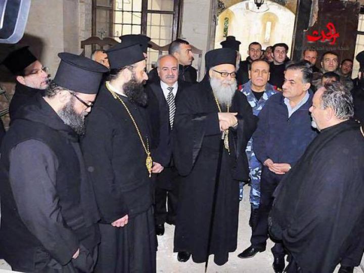البطريارك يازجي في حلب 