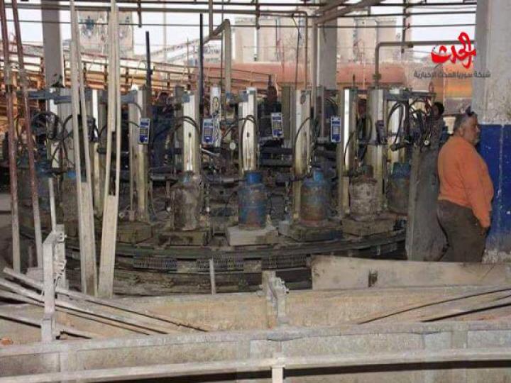 معمل غاز الراموسة في حلب يعود للعمل والإنتاج 